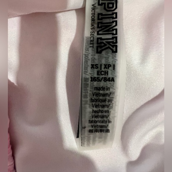 Pink Victoria's Secret Crinkle OneShoulder One Piece Swimsuit XSmall - Picture 5 of 5